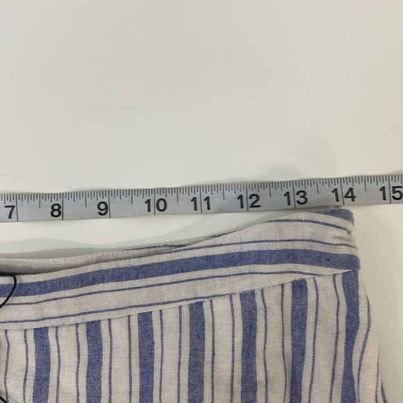 For Cynthia Linen Cotton Skirt Faux Wrap Women's Small - Picture 5 of 7